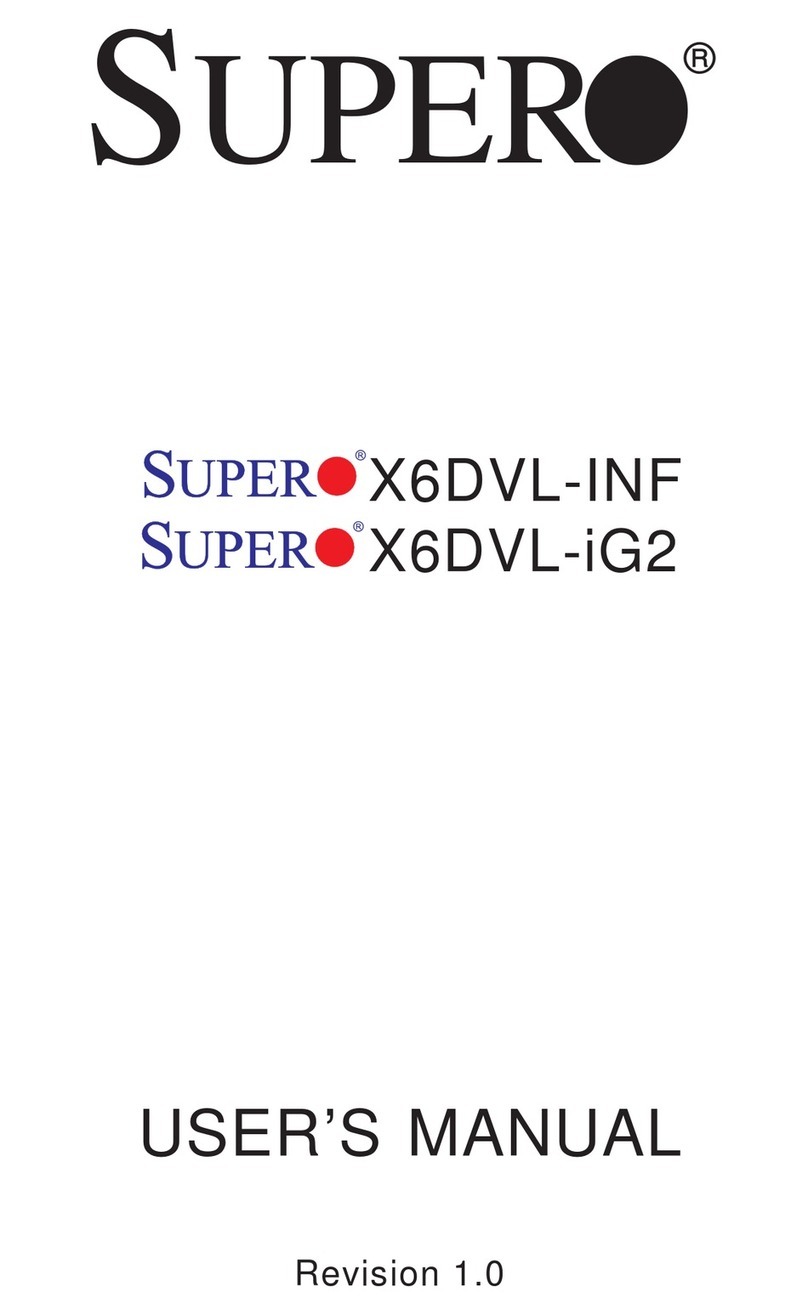 Supermicro X6DVL-iG2 user manual