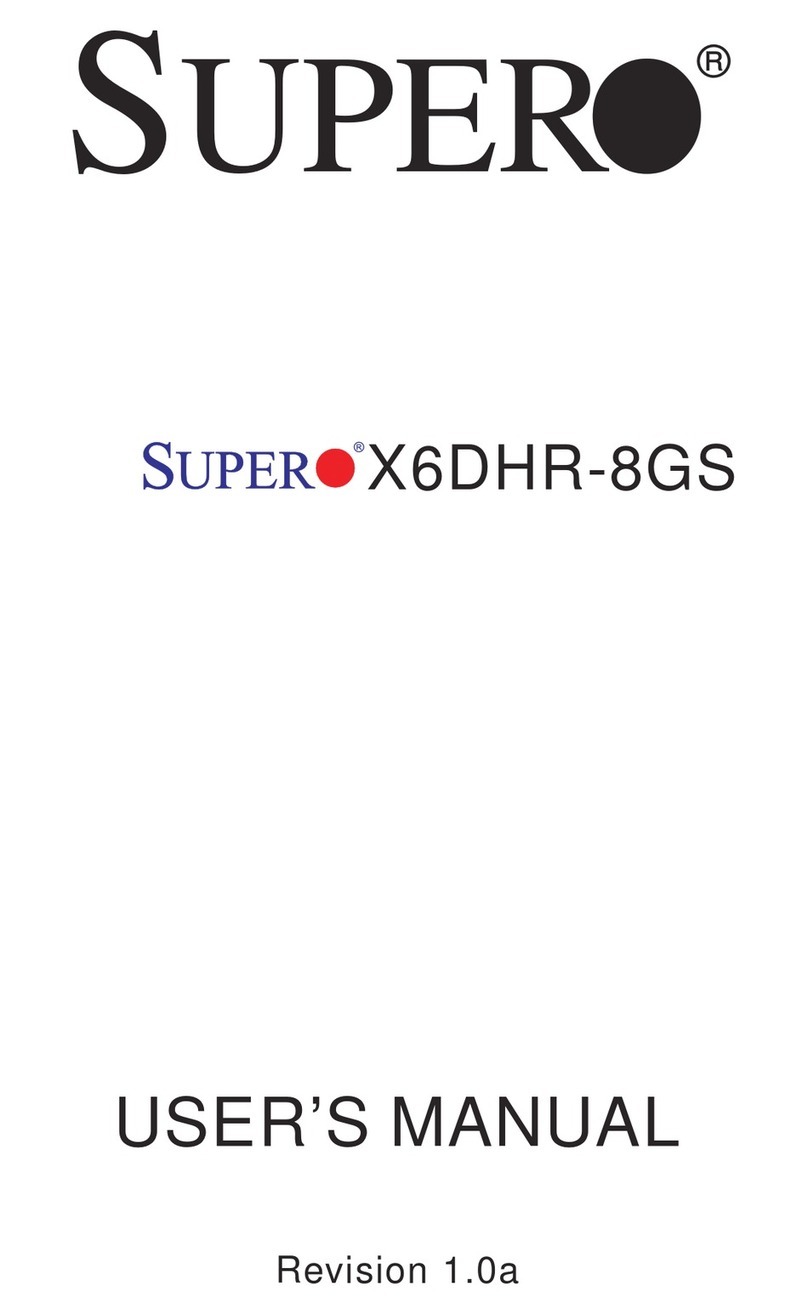 Supermicro X6DHR-8GS user manual