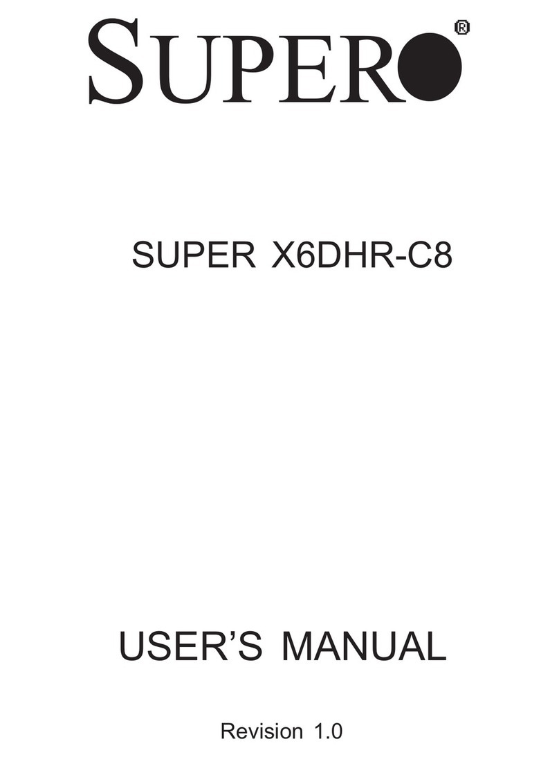 Supermicro SUPER X6DHR-C8 user manual