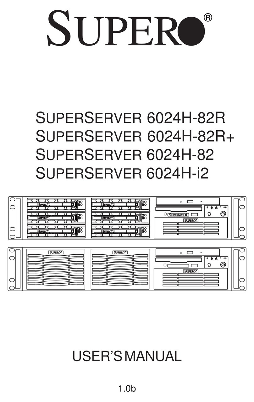 Supero SuperServer 6024H-82 User manual