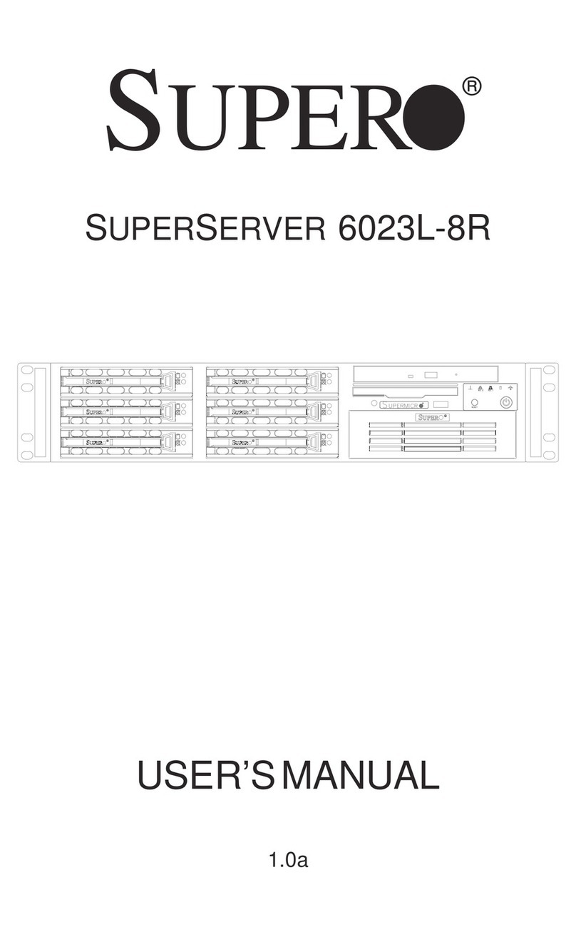Supermicro SUPERSERVER 6023L-8R User manual