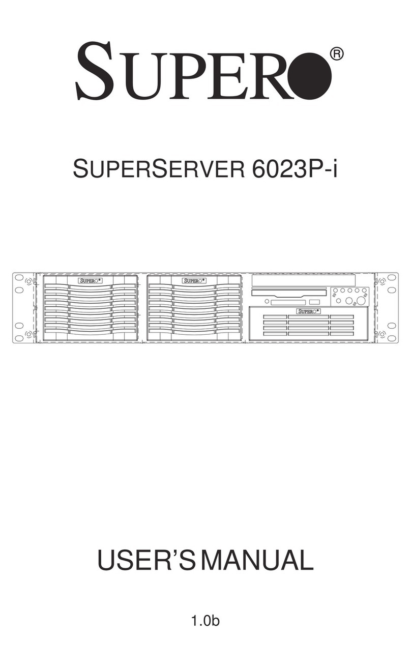Supero SuperServer 6023P-i User manual