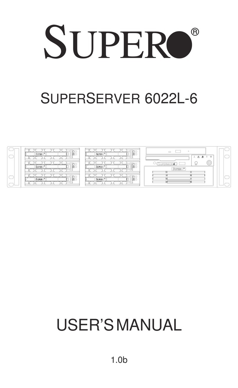 Supermicro SUPERSERVER 6022L-6 user manual