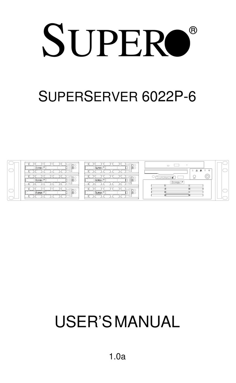 Supermicro SUPERSERVER 6022P-6 User manual