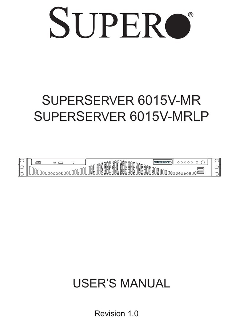 Supermicro SUPERSERVER 6015V-MR user manual