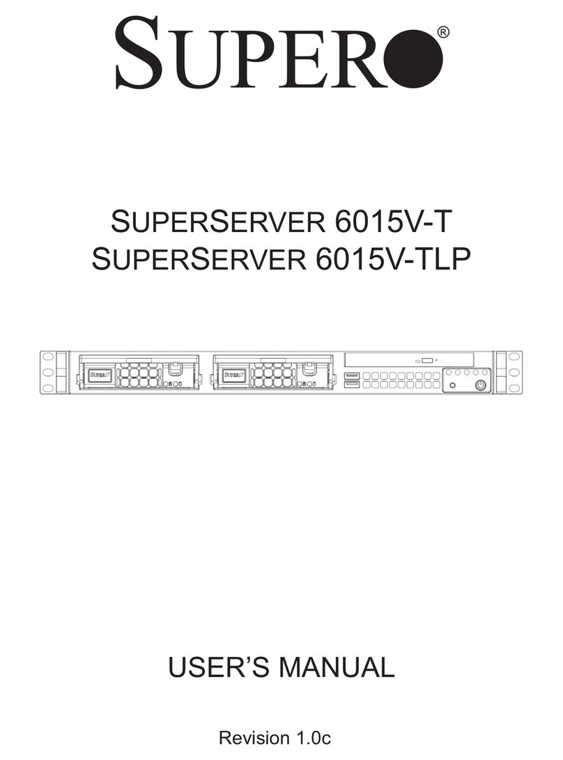 Supermicro SUPERSERVER 6015V-T User manual