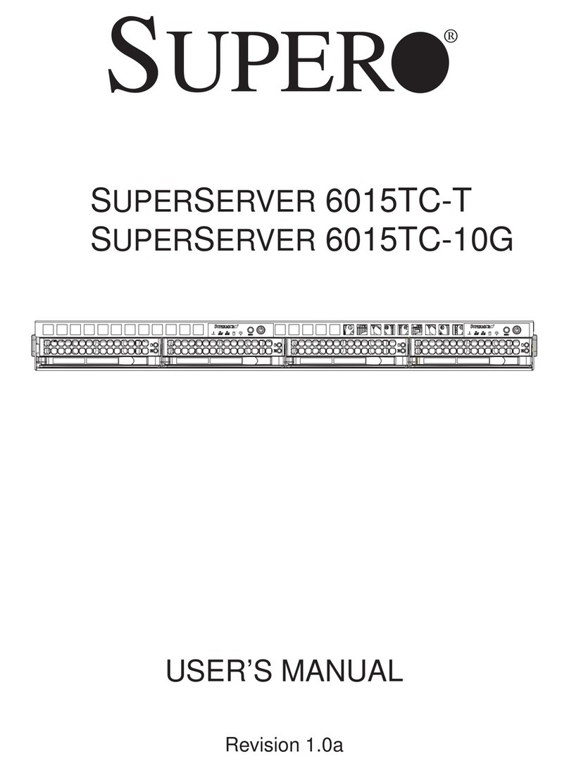 Supermicro SUPERSERVER 6015TC-10G User manual