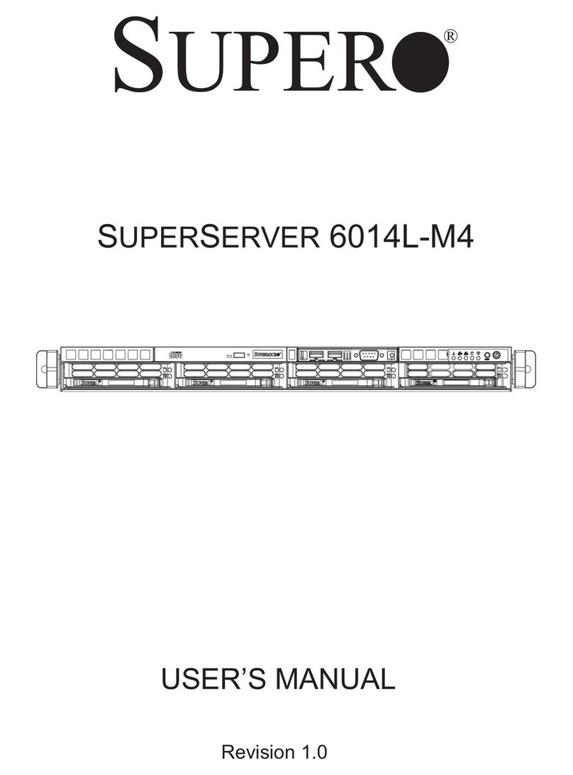 Supermicro SUPERSERVER 6014L-M4 User manual