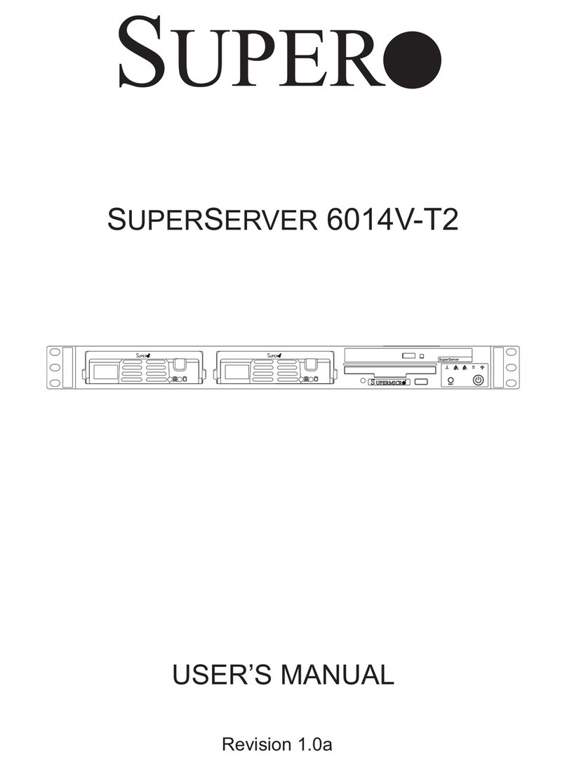 Supermicro SUPERSERVER 6014V-T2 User manual