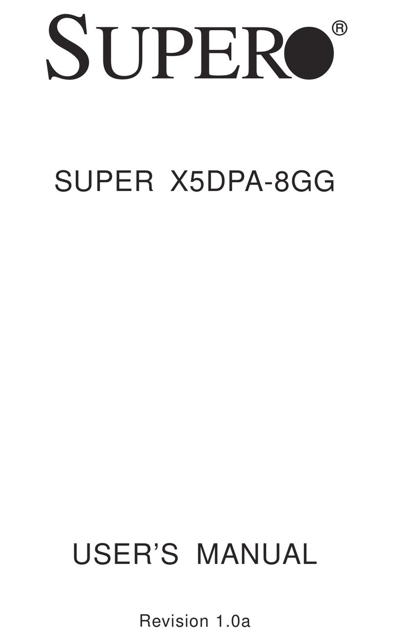 Supermicro X5DPA-8GG user manual