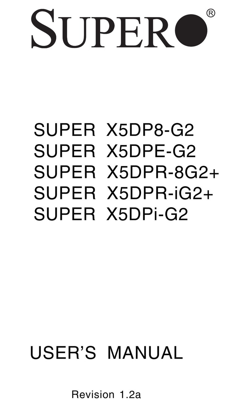 Supermicro X5DP8-G2 user manual