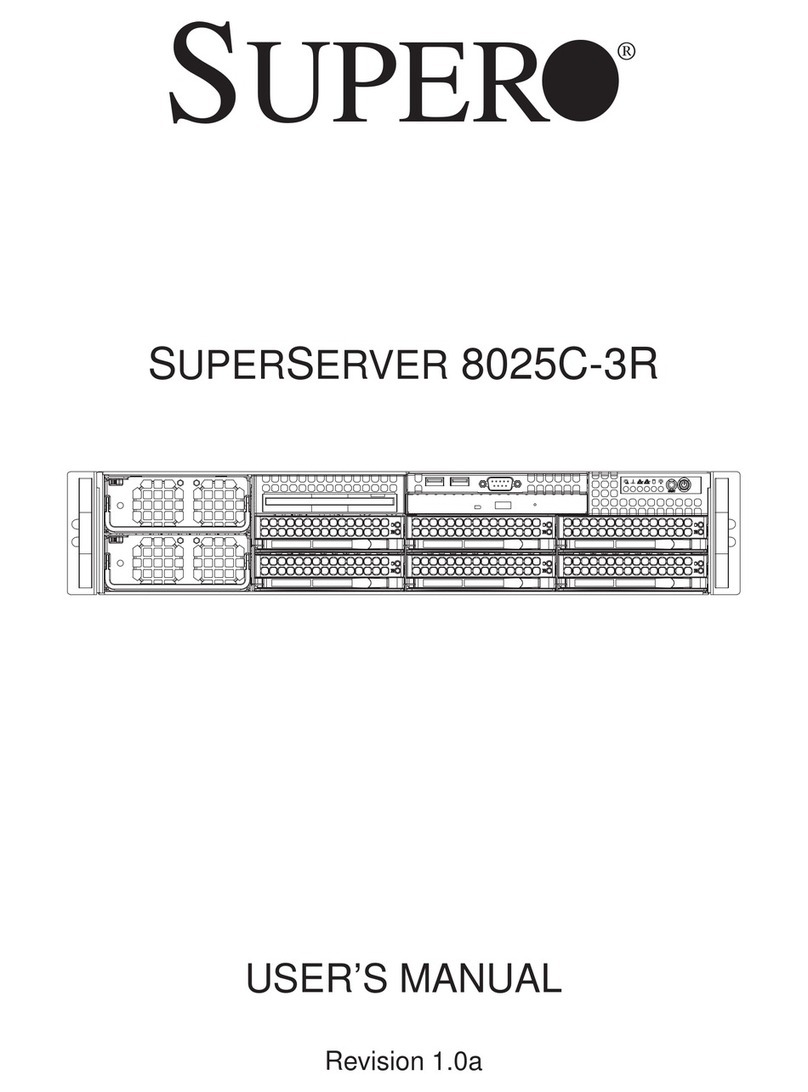 Supermicro 8025C-3R User manual Supermicro 8025C-3R User manual