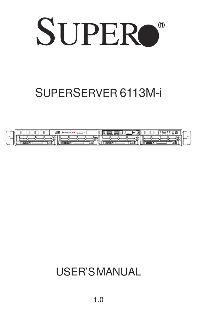 Supero SuperServer 6113M-i user manual