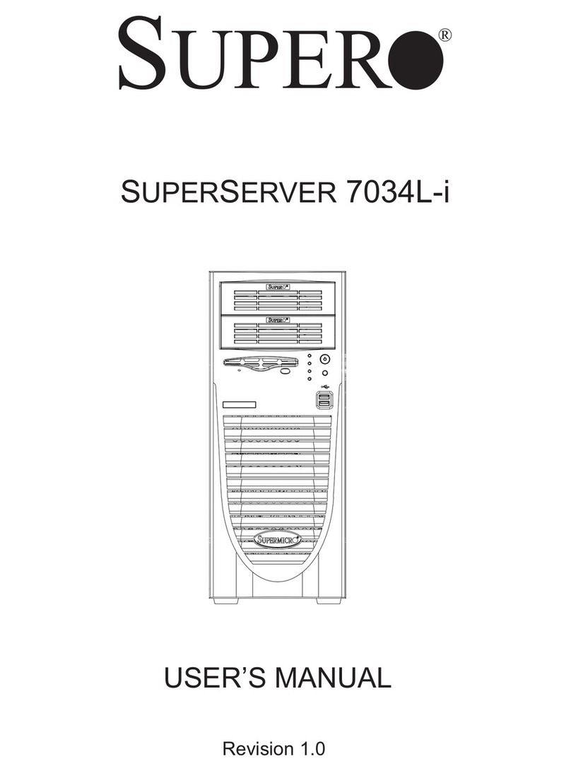 Supero SuperServer 7034L-i user manual