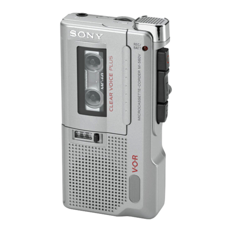 Sony M-560V User manual