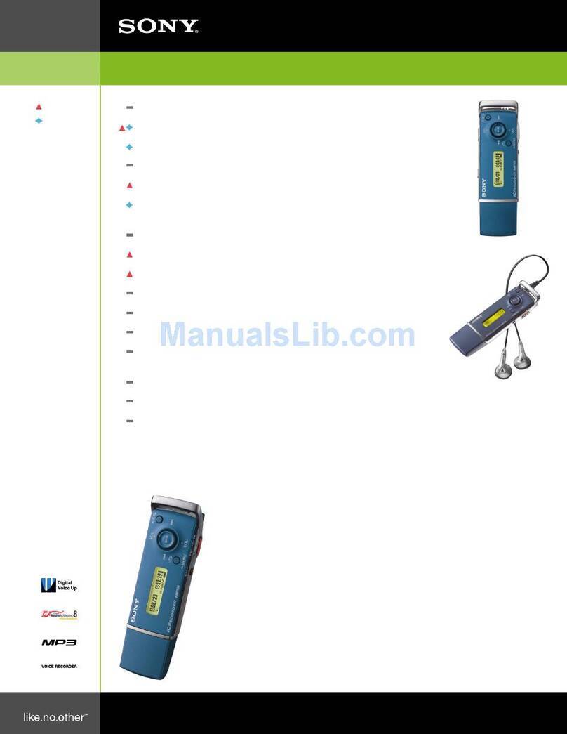 Sony ICD-U70 User manual