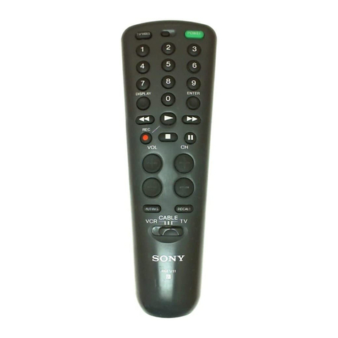 Sony RM-V11 User manual