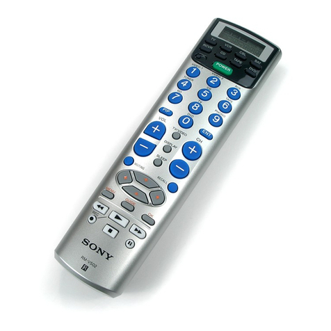 Sony RM-V502 Component code numbers