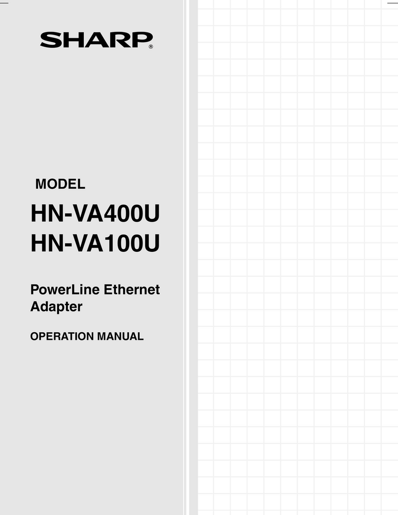 Sharp HNVA100U Operation Operation manual