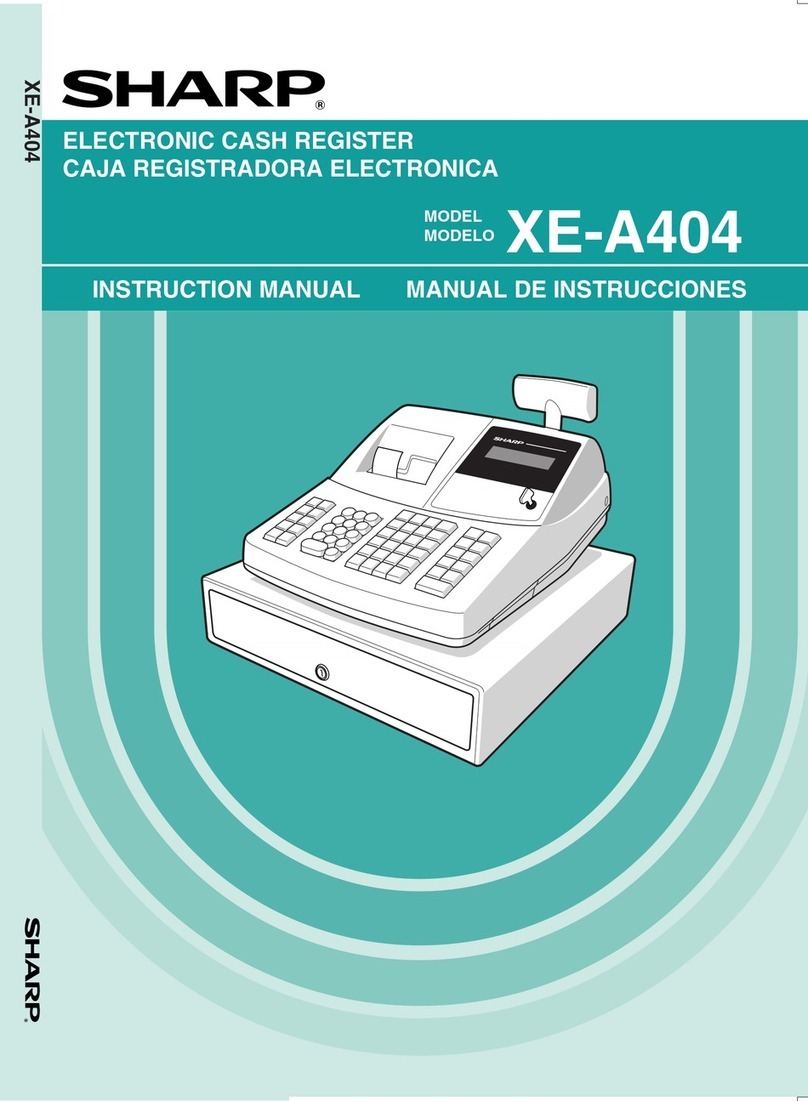 Sharp XE-A404 instruction manual