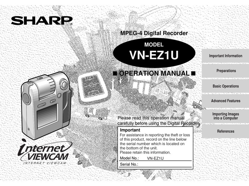 Sharp VN-EZ1U User manual