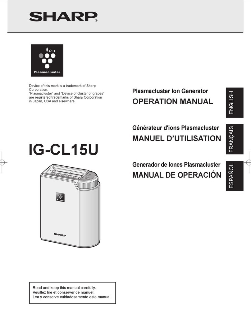 Sharp IG-CL15UW User manual