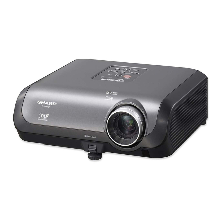 Sharp PGF310X - Notevision XGA DLP Projector User manual