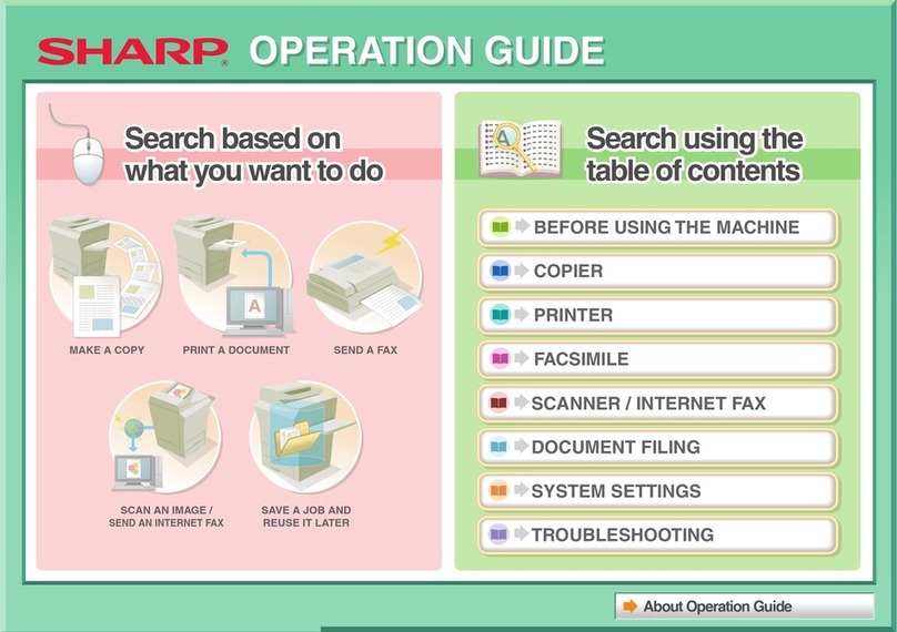 Sharp DX-C311 - Color - All-in-One User manual