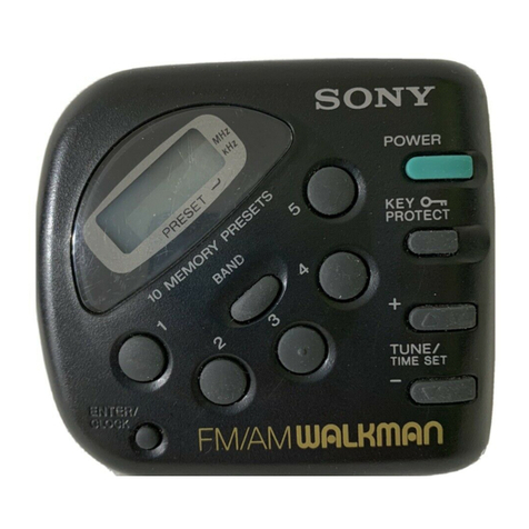 Sony Walkman SRF-M32 User manual