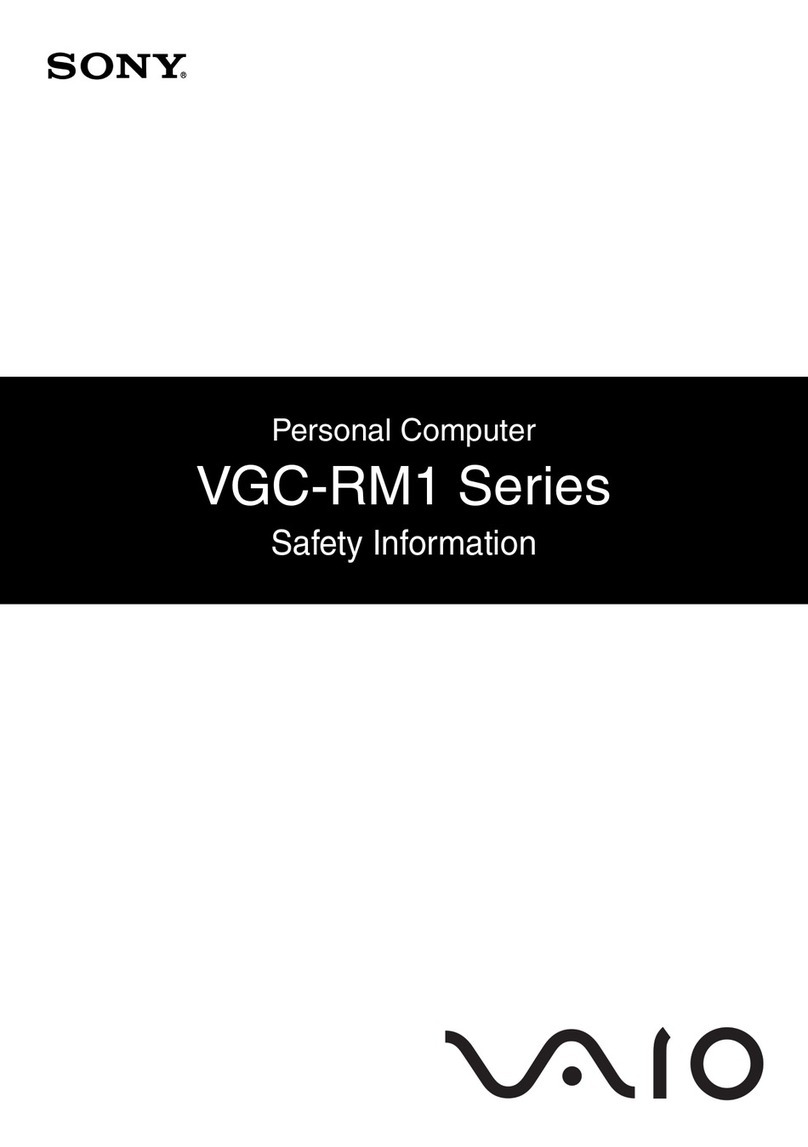 Sony VGC-RM1 Original instructions