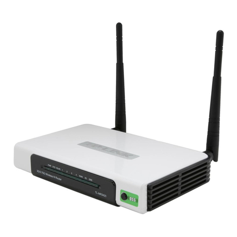 TP-Link TL-MR3420 User manual