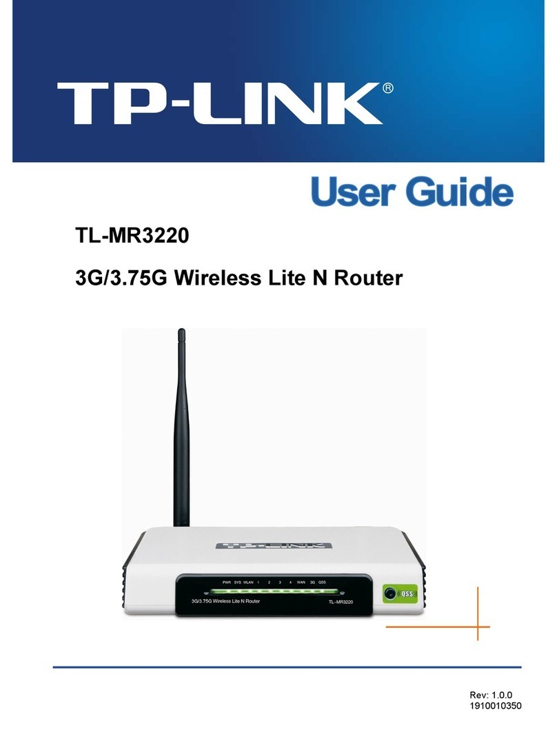 TP-Link TL-MR3220 User manual