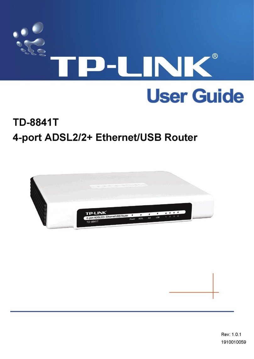 TP-Link TD-8841T User manual