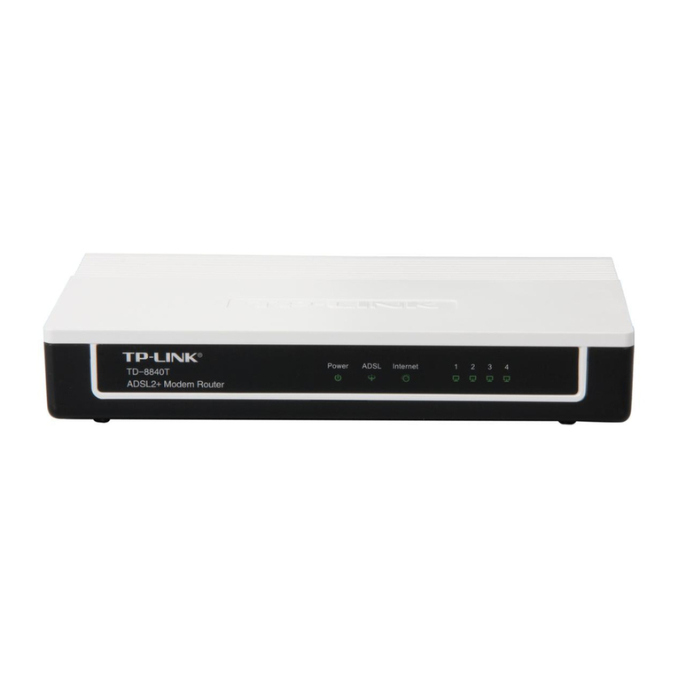 TP-Link TD-8840T User manual