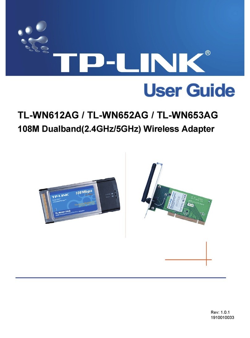 TP-Link TL-WN653AG User manual