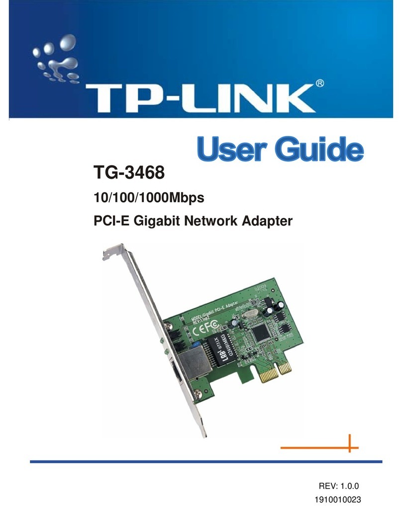 TP-Link TG-3468 User manual