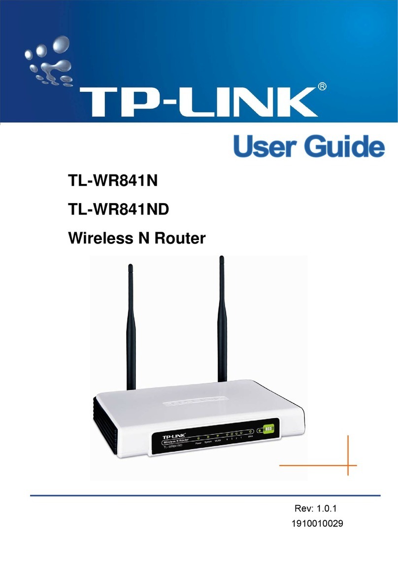 TP-Link TL-WR841N User manual