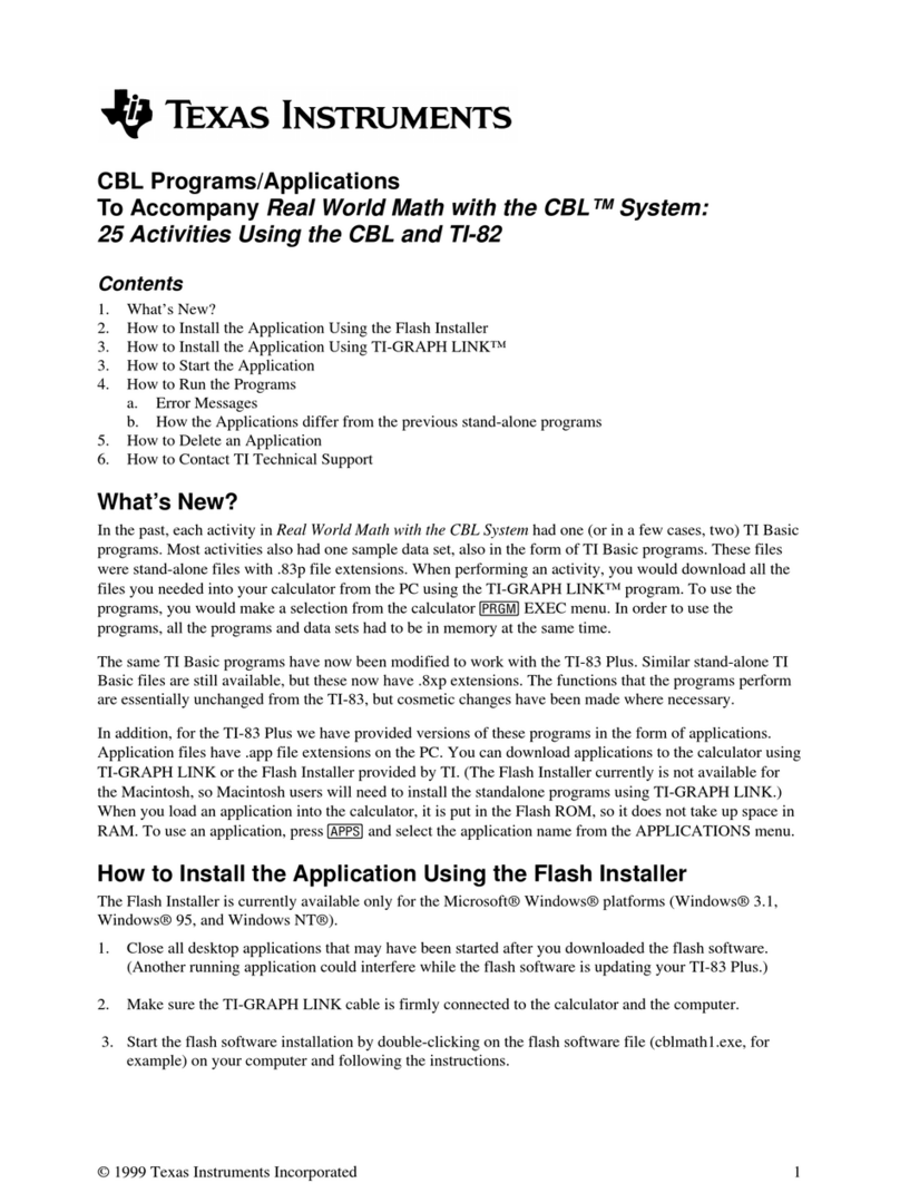 Texas Instruments CBL install guide