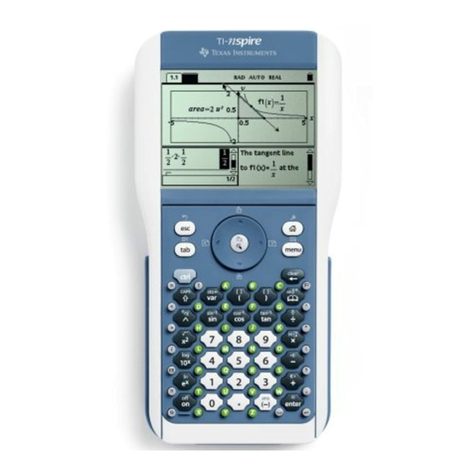 Texas Instruments TI-Nspire User manual