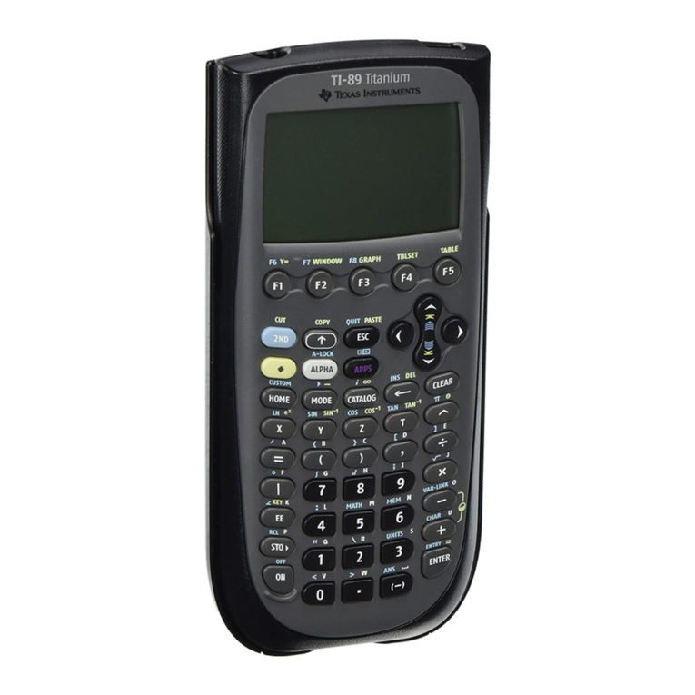 TI TI-89 Software guide