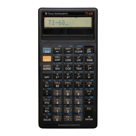 Texas Instruments TI-68 Manual Texas Instruments TI-68 Manual