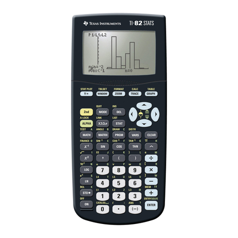 Texas Instruments TI-82 STATS User manual Texas Instruments TI-82 STATS User manual