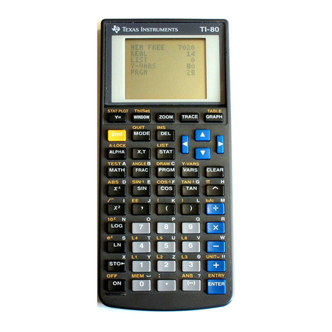 Texas Instruments TI-80 Manual Texas Instruments TI-80 Manual