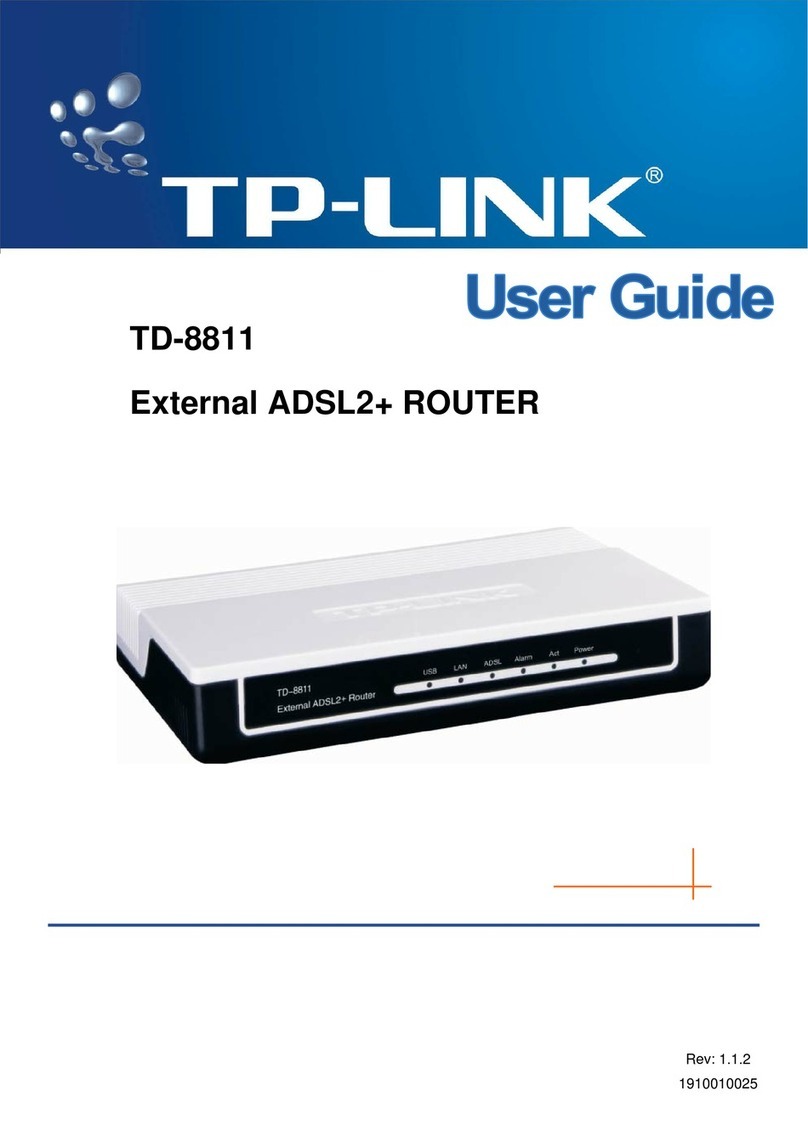 TP-Link TD-8811 User manual