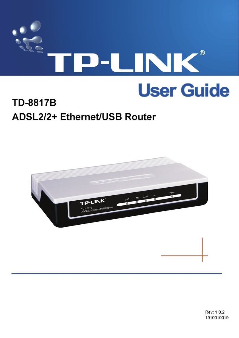 TP-Link TD-8817B User manual