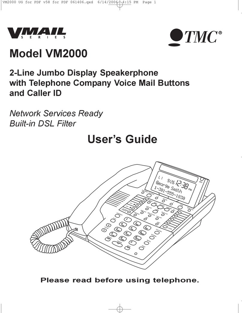 TMC VM2000 User manual