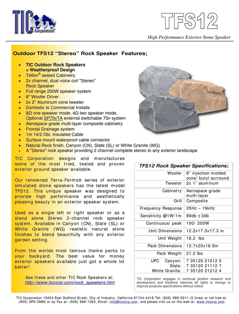 TIC TFS12 Specifications