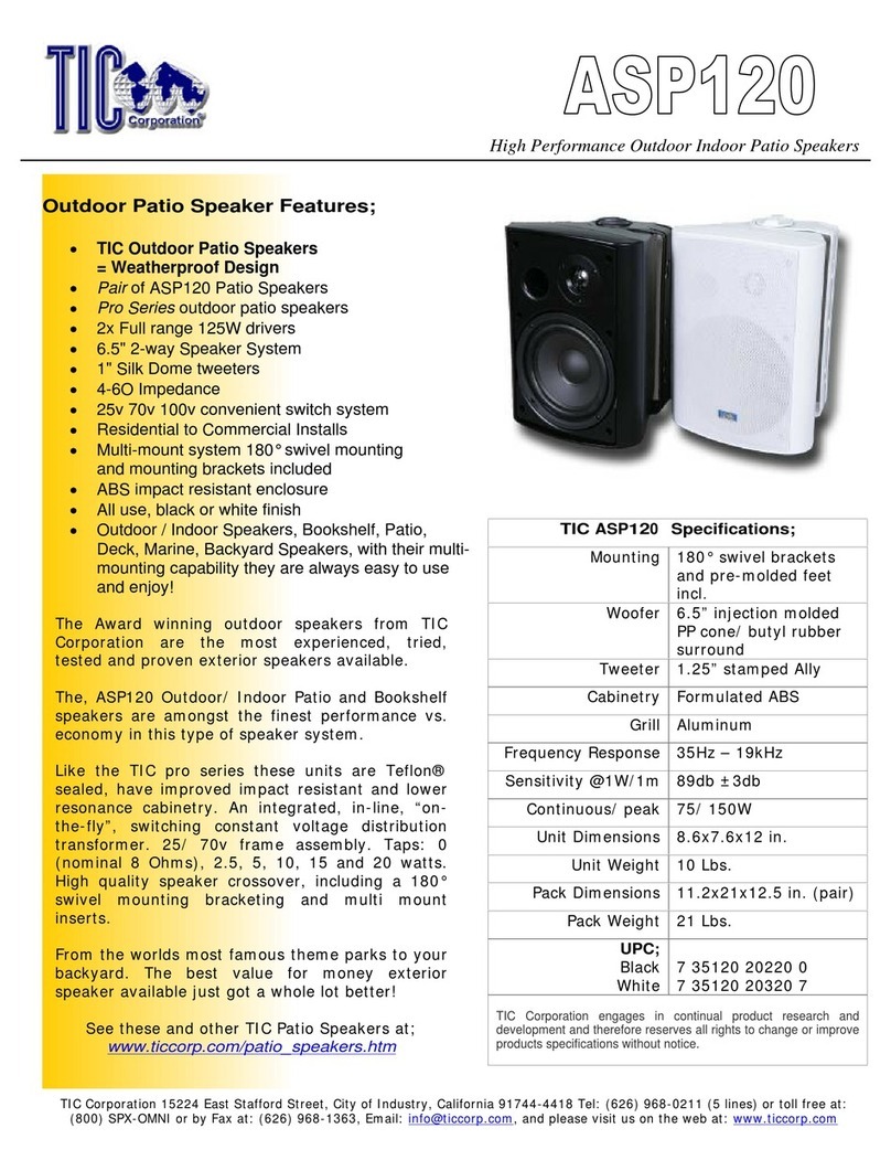 TIC ASP120 User manual