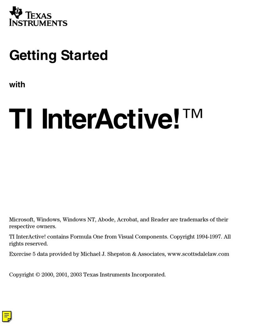 Texas Instruments InterActive! User manual