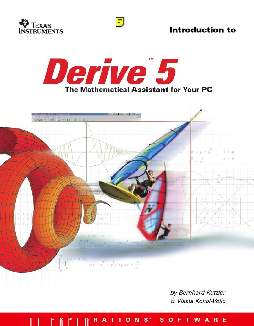 Texas Instruments Derive 5 Reference manual